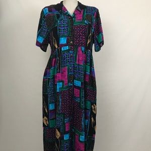 Vintage caliche abstract dress